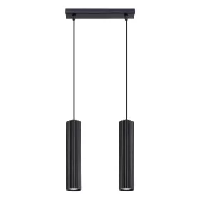   Mennyezeti Lámpa Függő Cső Spot 2x GU10 Fekete Karbon Deep Space SL.1574 Sollux