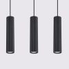 Mennyezeti Lámpa Függő Cső Spot 3x GU10 Fekete Karbon Deep Space SL.1575 Sollux