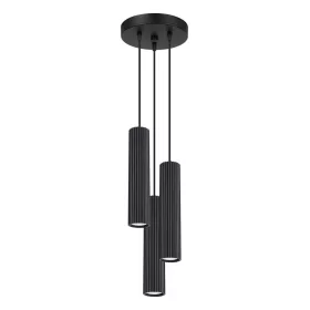   Mennyezeti Lámpa Függő Cső Spot 3x GU10 Fekete Karbon Deep Space SL.1576 Sollux