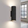 Fali Lámpa Sconce Reflektor Cső Spot 2x GU10 Fekete Karbon Deep Space SL.1649 Sollux