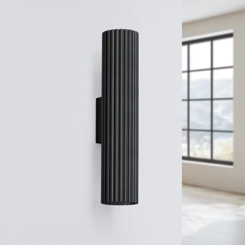 Fali Lámpa Sconce Tuba Spot 2x GU10 Fekete Karbon Deep Space SL.1577 Sollux
