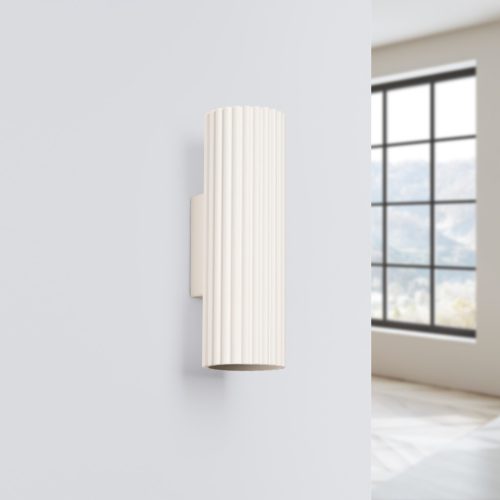 Fali Lámpa Sconce Reflektor Cső Spot 2x GU10 Bézs Karbon Deep Space SL.1653 Sollux