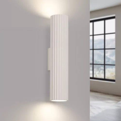 Fali Lámpa Sconce Tuba Spot 2x GU10 Bézs Karbon Deep Space SL.1596 Sollux