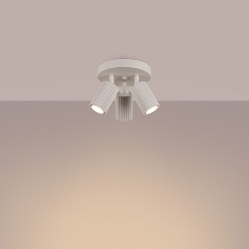 Mennyezeti Lámpa Mennyezeti Lámpa Tuba Spot 3x GU10 Bézs Karbon Deep Space SL.1601 Sollux