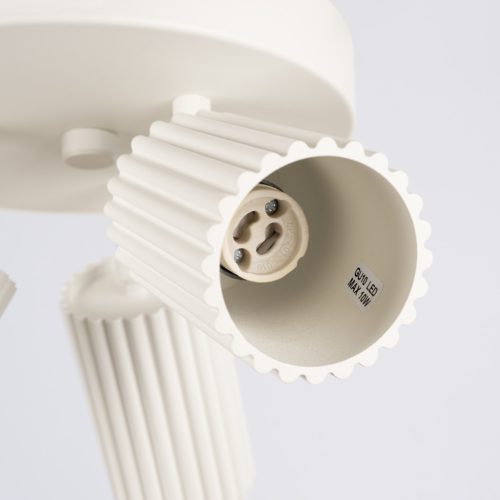 Mennyezeti Lámpa Mennyezeti Lámpa Tuba Spot 3x GU10 Bézs Karbon Deep Space SL.1601 Sollux