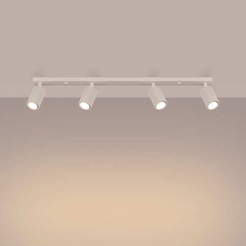 Mennyezeti Lámpa Spot Cső 4x GU10 Bézs Karbon Deep Space SL.1603 Sollux