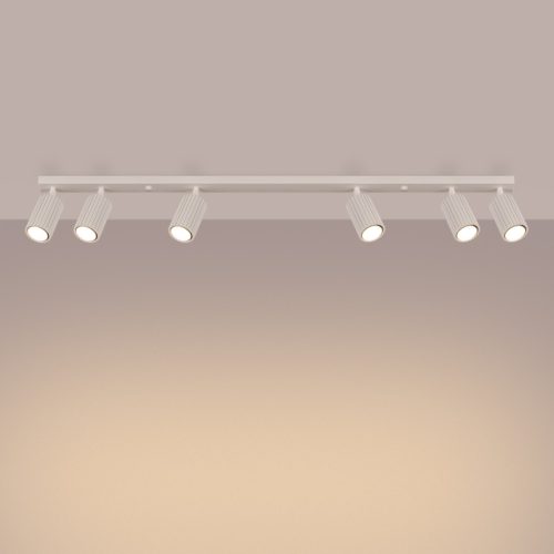 Mennyezeti Lámpa Spot Cső 6x GU10 Bézs Karbon Deep Space SL.1604 Sollux