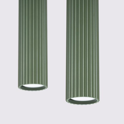 Mennyezeti lámpa, cső alakú spotlámpa, 2x GU10, Olive Karbon, Deep Space, SL.1612, Sollux