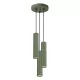 Mennyezeti Lámpa Függő Cső Spot 3x GU10 Olive Karbon Deep Space SL.1614 Sollux