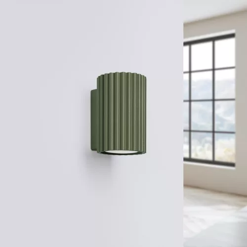 Fali Lámpa Sconce Reflektor Cső Spot GU10 Olive Karbon Deep Space SL.1656 Sollux
