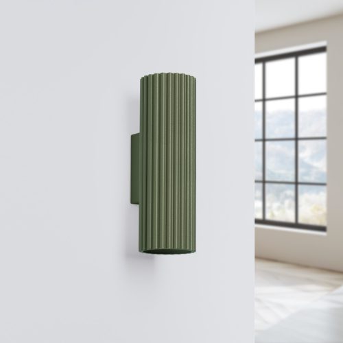 Fali Lámpa Sconce Reflektor Cső Spot 2x GU10 Olive Karbon Deep Space SL.1657 Sollux