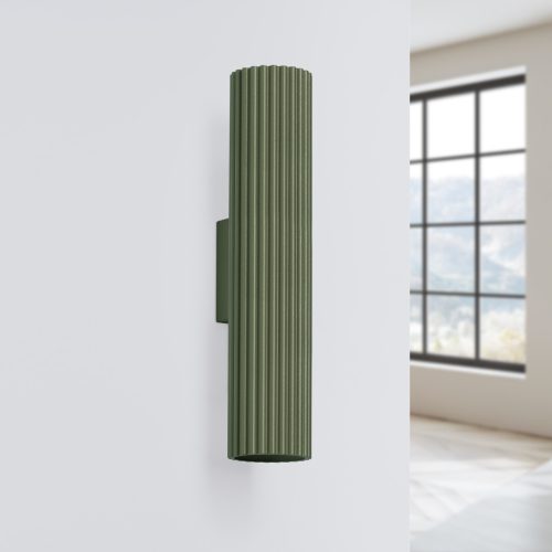Fali Lámpa Sconce Tuba Spot 2x GU10 Olive Karbon Deep Space SL.1615 Sollux