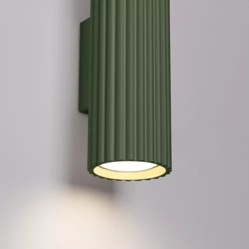 Fali Lámpa Sconce Tuba Spot 2x GU10 Olive Karbon Deep Space SL.1615 Sollux