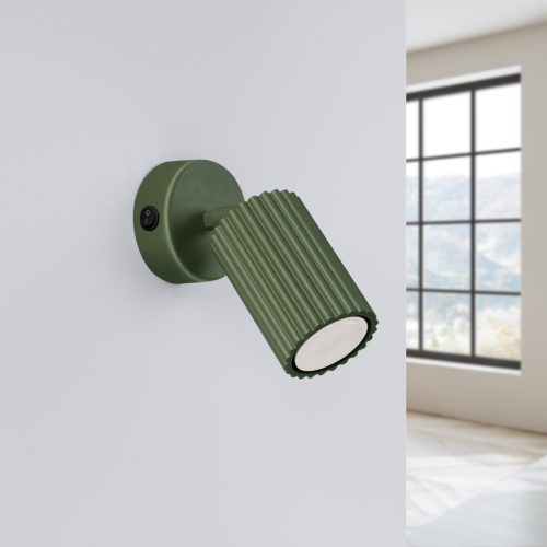 Fali Lámpa Sconce Reflektor Cső Spot GU10 Olive Karbon Deep Space SL.1617 Sollux