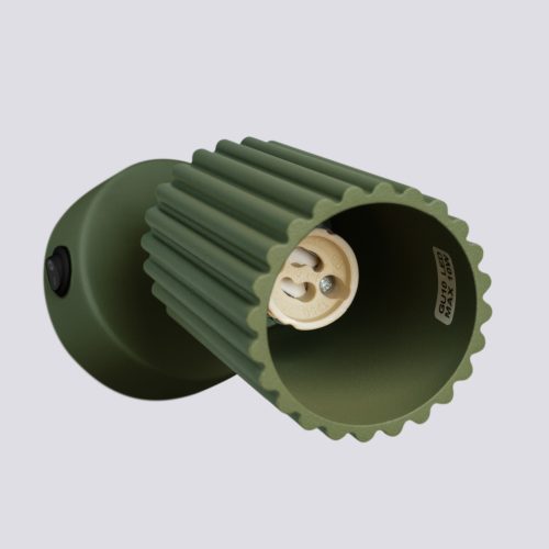 Fali Lámpa Sconce Reflektor Cső Spot GU10 Olive Karbon Deep Space SL.1617 Sollux