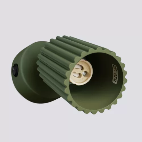 Fali Lámpa Sconce Reflektor Cső Spot GU10 Olive Karbon Deep Space SL.1617 Sollux