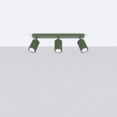 Mennyezeti Lámpa Spot Cső 3x GU10 Olive Karbon Deep Space SL.1619 Sollux