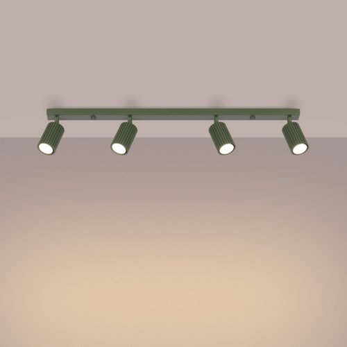 Mennyezeti Lámpa Spot Cső 4x GU10 Olive Karbon Deep Space SL.1622 Sollux