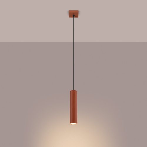 Mennyezeti lámpa, cső alakú spotlámpa, GU10, okkervörös, karbon, Deep Space, SL.1630, Sollux