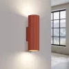 Fali Lámpa Sconce Reflektor Cső Spot 2x GU10 Vörös Okker Karbon Deep Space SL.1655 Sollux