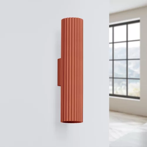 Fali Lámpa Sconce Cső Spot 2x GU10 Okker Piros Karbon Deep Space SL.1634 Sollux