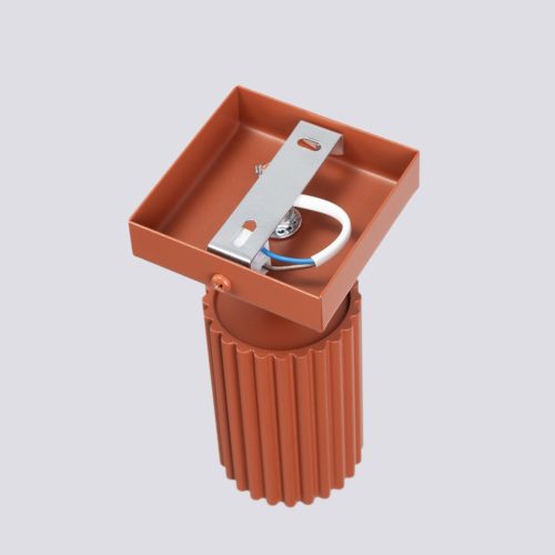 Fali lámpa, reflektor, cső alakú spotlámpa, GU10, okkerpiros, karbon, Deep Space, SL.1635, Sollux