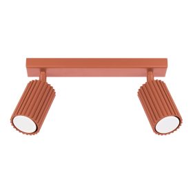   Mennyezeti Lámpa Spot Cső 2x GU10 Vörös Okker Karbon Deep Space SL.1637 Sollux