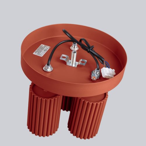 Mennyezeti Lámpa Mennyezeti Lámpa Cső Spot 3x GU10 Okker Piros Karbon Deep Space SL.1639 Sollux