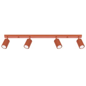   Mennyezeti Lámpa Spot Cső 4x GU10 Vörös Okker Karbon Deep Space SL.1641 Sollux