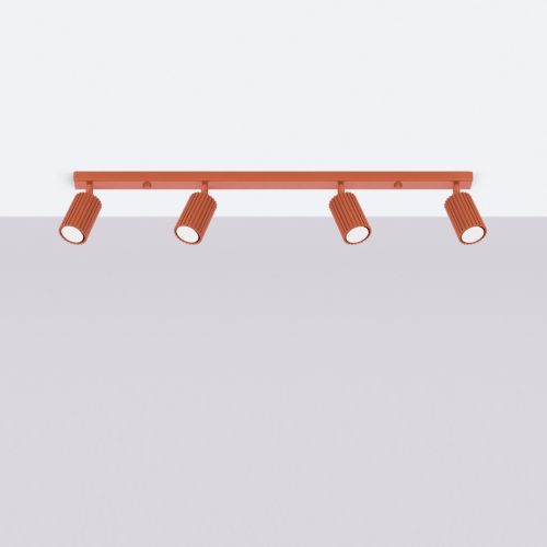 Mennyezeti Lámpa Spot Cső 4x GU10 Vörös Okker Karbon Deep Space SL.1641 Sollux