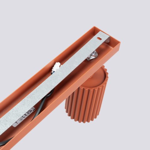 Mennyezeti Lámpa Spot Cső 4x GU10 Vörös Okker Karbon Deep Space SL.1641 Sollux