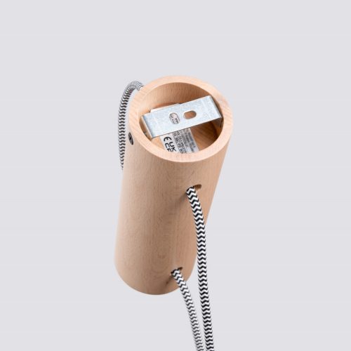 Fali lámpa, G9, természetes fa, fehér, Nimbi barackszínű, puffos, SL.1645, Sollux