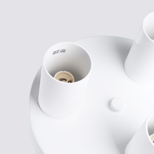 Mennyezeti lámpa, Mennyezeti lámpa Tuba Spot 3x GU10 Fehér Lagos Óceánzöld SL.1464 Sollux