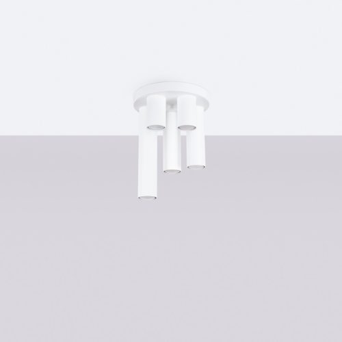 Mennyezeti lámpa, Mennyezeti lámpa Tuba Spot 5x GU10 Fehér Lagos Óceánzöld SL.1465 Sollux