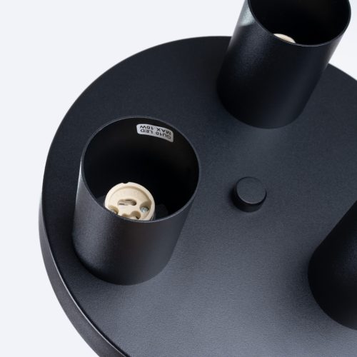 Mennyezeti lámpa, mennyezeti lámpa, Tuba spot, 3x GU10, fekete, Lagos, óceánzöld, SL.1466 Sollux