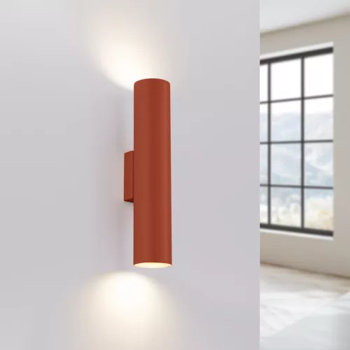 Fali Lámpa Sconce Cső Spot 2x GU10 Okker Piros Lagos Óceánzöld SL.1493 Sollux