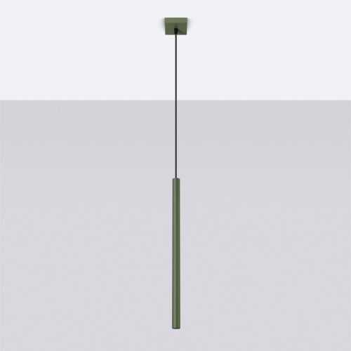 Mennyezeti lámpa, cső alakú spotlámpa, G9, olívazöld, pasztell, óceánzöld, SL.1518 Sollux