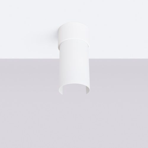 Mennyezeti lámpa, felületre szerelhető, E27, fehér, villogó kék zafír, SL.1673, Sollux