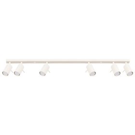   Mennyezeti Lámpa Spot Cső Spot 6x GU10 Bézs Gyűrű Keserédes Csillám SL.1499 Sollux