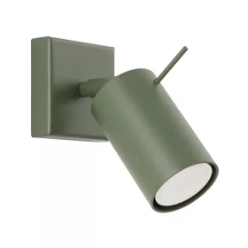   Fali lámpa, reflektor, cső alakú spotlámpa, GU10, olajzöld gyűrű, keserédes csillogás, SL.1500, Sollux