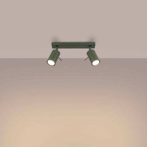 Mennyezeti Lámpa Spot Cső Spot 2x GU10 Oliva Gyűrű Keserédes Csillámos SL.1501 Sollux