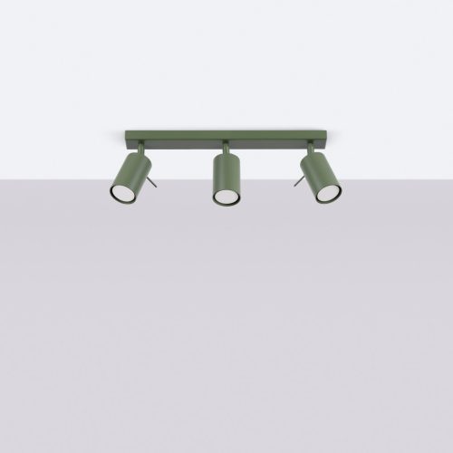 Mennyezeti Lámpa Spot Cső Spot 3x GU10 Oliva Gyűrű Keserédes Csillám SL.1502 Sollux