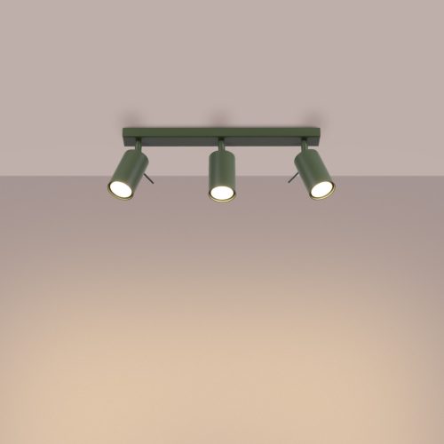 Mennyezeti Lámpa Spot Cső Spot 3x GU10 Oliva Gyűrű Keserédes Csillám SL.1502 Sollux