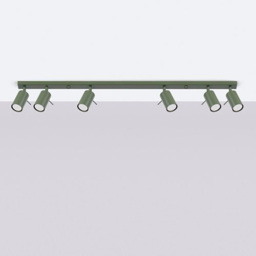 Mennyezeti Lámpa Spot Cső Spot 6x GU10 Oliva Gyűrű Keserédes Csillám SL.1505 Sollux