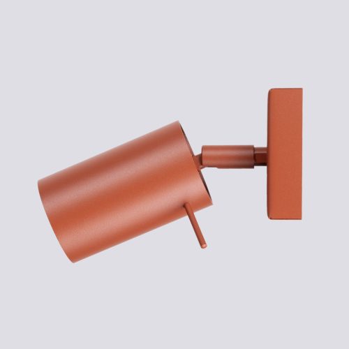 Fali lámpa, reflektor, cső alakú spotlámpa, GU10, vörös okker, gyűrű, keserédes csillogás, SL.1506 Sollux