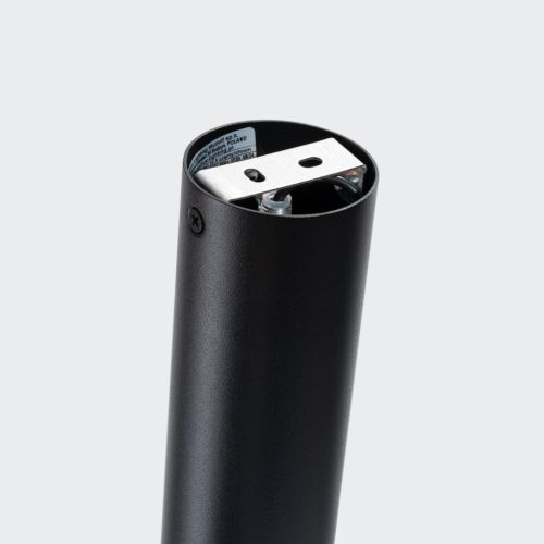 Mennyezeti lámpa, felületre szerelhető, cső alakú spotlámpa, GU10, fekete króm, Nero, keserédes csillogás, SL.1409 Sollux