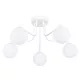 Függesztett lámpa, mennyezeti csillár, 5x G9, fehér, asztrál, francia égbolt, SL.1660, Sollux