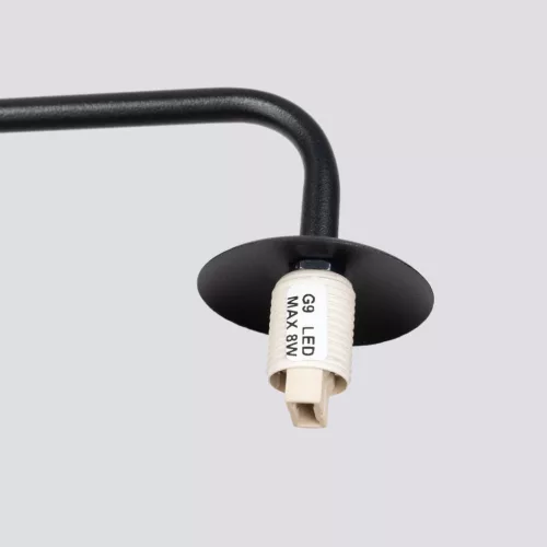 Fali Lámpa Sconce G9 Fekete Fehér Astral Francia Égbolt SL.1661 Sollux