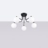 Függesztett lámpa, mennyezeti csillár, 5x G9, fekete-fehér, astral, francia égbolt, SL.1663, Sollux
