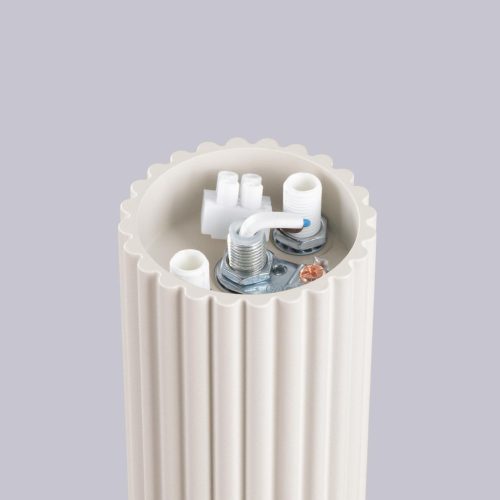 Fürdőszobai lámpa, felületre szerelhető, mennyezeti lámpa, G9, kerek, matt bézs, modern, IP44, Halo Sollux